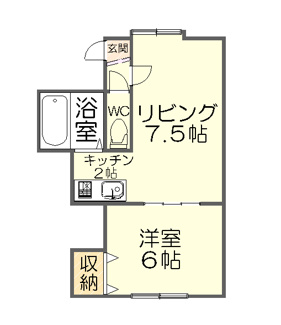 【間取り】 | プラタナス曙B棟