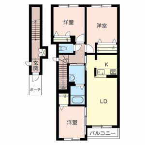 Profum Casagrandeの間取り