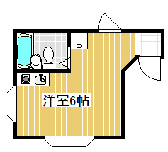 サンラフォーレ吉田の間取り|出窓２面採光