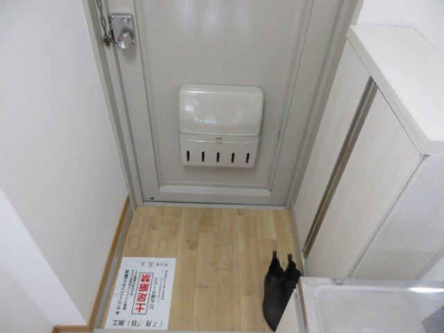ブコウハイツの玄関
