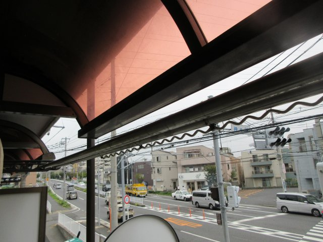 ブコウハイツのバルコニー