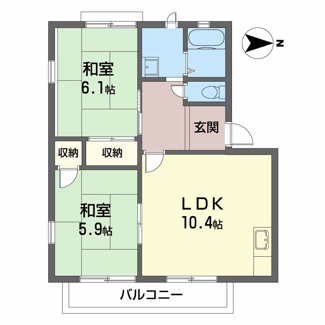 【間取り】 | フレグランス久米田