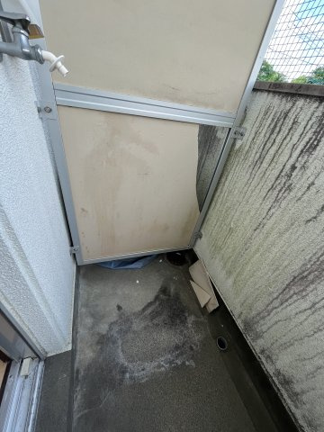 プレステージのバルコニー|洗濯機置き場