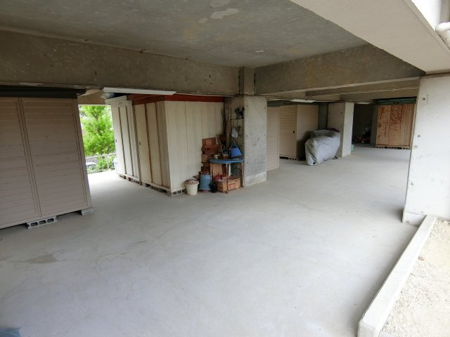 明舞１２団地３１号棟のその他共用部分|1F共用スペースの倉庫部分です