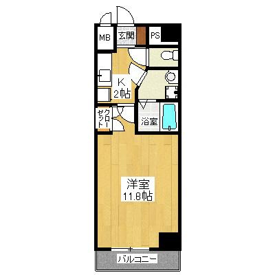 キャメロット新越谷の間取り