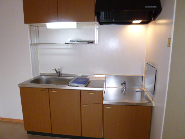 ボンヌシャンスＩＳＩＤＡ　Ａのキッチン