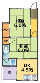 【間取り】 | 阪本ハイツ（甲子園口駅）