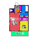 【間取り】 | モントーレ博多クラシックコートの間取り