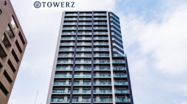 【外観】 | 【外観】成熟の都市、上本町に127戸の制震タワーマンション！堂々たる、スタイリッシュな外観フォルム。