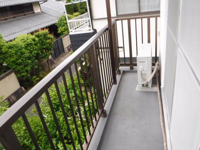 宮崎マンションのバルコニー