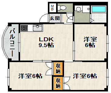 マノワールの間取り
