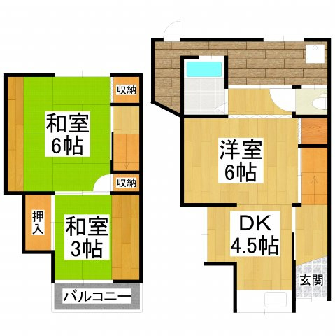 【間取り】 | Re-Home菩提町