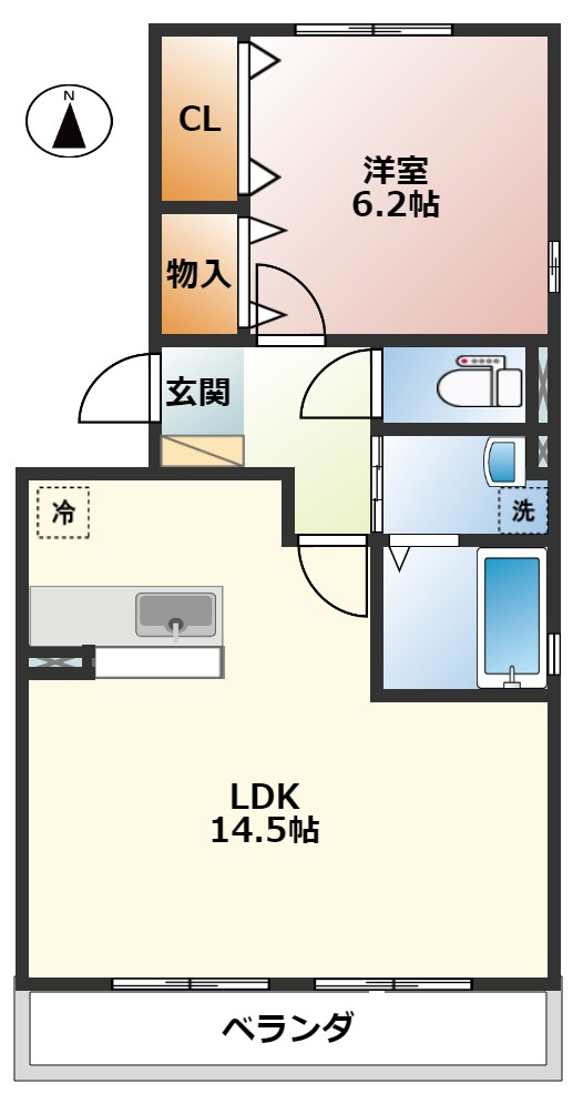ラフィーネ・DuOの間取り