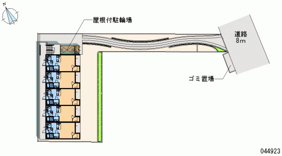 レオネクストグレースクレストⅢ  の区画図