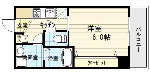 ウインズコート西梅田の間取り