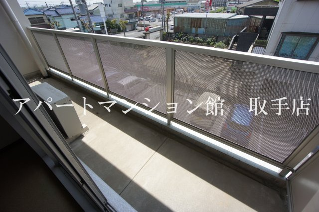 Ｆプラザのバルコニー