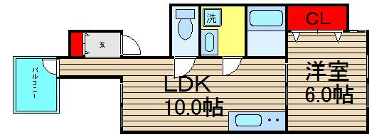 モールライフ九条の間取り
