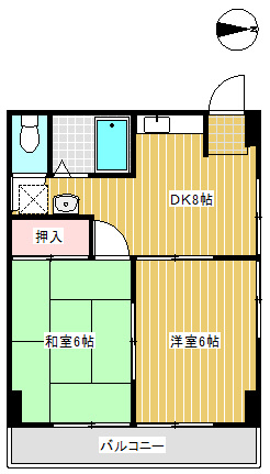 シルクハイツの間取り