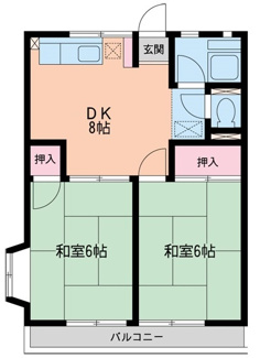 【間取り】 | シティハイムイカダⅡ