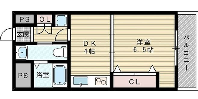 アーキグレイス新大阪の間取り