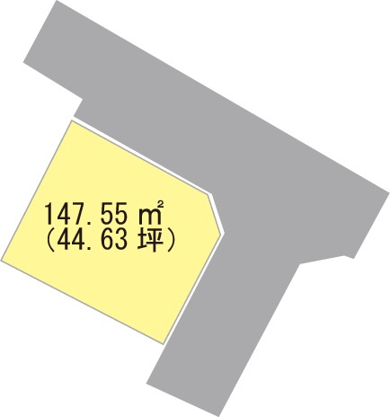 和歌山市西庄・土地・121113の区画図