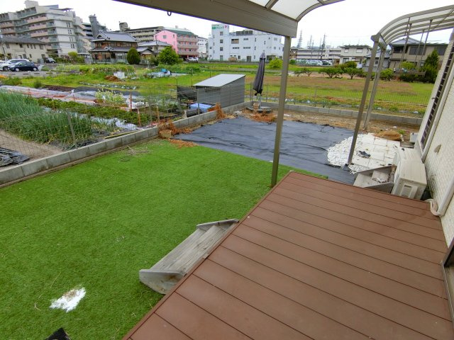 喜志町一戸建のバルコニー