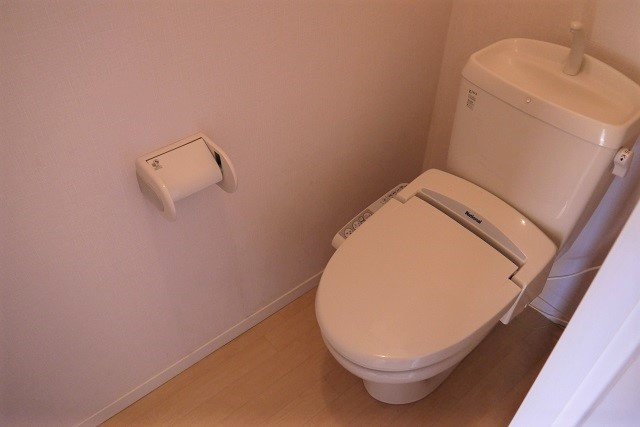 この立地、待ってたよ！のトイレ|清潔感のあるトイレです