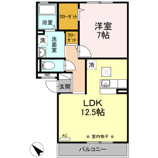 【間取り】 | ヴレ アムール