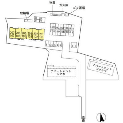 【地図】 | アパートメントコンブリオ | 『アパートメントコンブリオ』