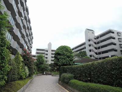 【外観】 | エンゼルパークハイツ綱島弐番館 | 東急東横線「綱島」駅徒歩13分・「大倉山」駅徒歩14分！