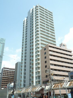 【外観】 | プラウドタワー阿倍野　鉄筋コンクリート造　２５階建
豪華タワーマンションの分譲賃貸です♪
