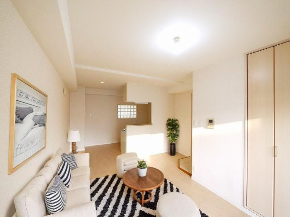 フラッツセンチュリーの居間・リビング|CGで家具等を配置したもので家具等は含まれません