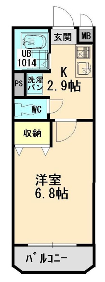 【間取り】 | ユーミーマンション加藤Ｂ