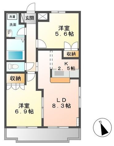 ブリューテの間取り