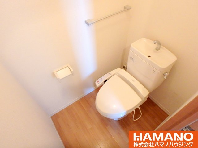 グレースコートＢのトイレ|清潔感のあるトイレです