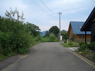 【前面道路含む現地写真】 | 辰野町伊那富 売地2