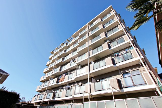 藤和シティコープ河辺Ⅱ|バルコニー側の建物外観