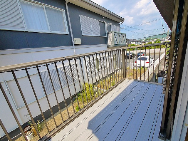 さくら貸家のバルコニー