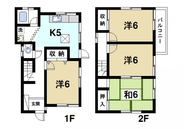 さくら貸家の間取り