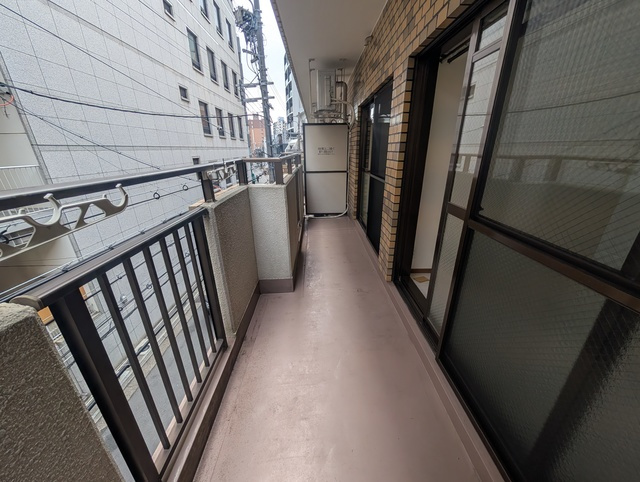 ドミール北野のバルコニー