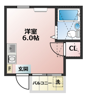 【間取り】 | カームハイツ沼袋