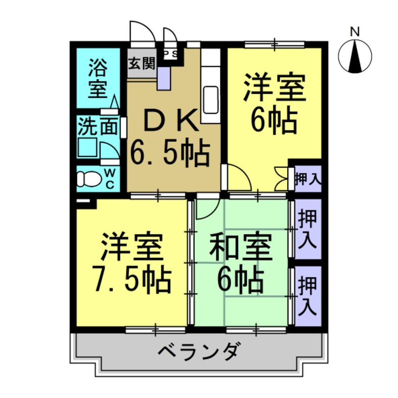 プラムガーデンKATOの間取り