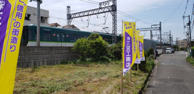 サン・タウン磯島茶屋町の前面道路含む現地写真