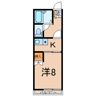 クレールⅢの間取り