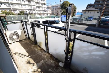 サンビレッジ藤原台Ａ棟のバルコニー|日当たり良好です