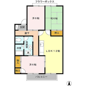 【間取り】 | リバーシャトルＡ棟