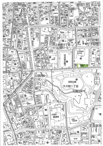 上坂部3丁目一括貸駐車場の地図