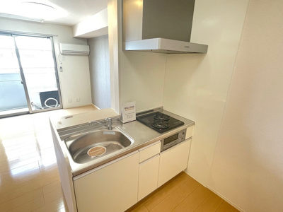 【キッチン】 | サンライズ中地 | ガスコンロ付き