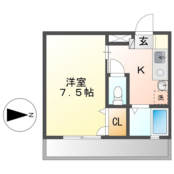 ガーディニアシティ・セントラルの間取り