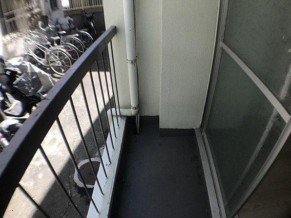 泉マンションのバルコニー